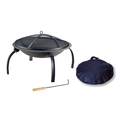 B & K FIREPIT PORTBL 34"" BLK SRFP481